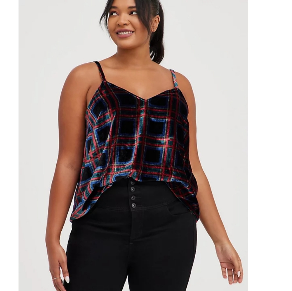 TORRID Sophie Velvet Swing Cami